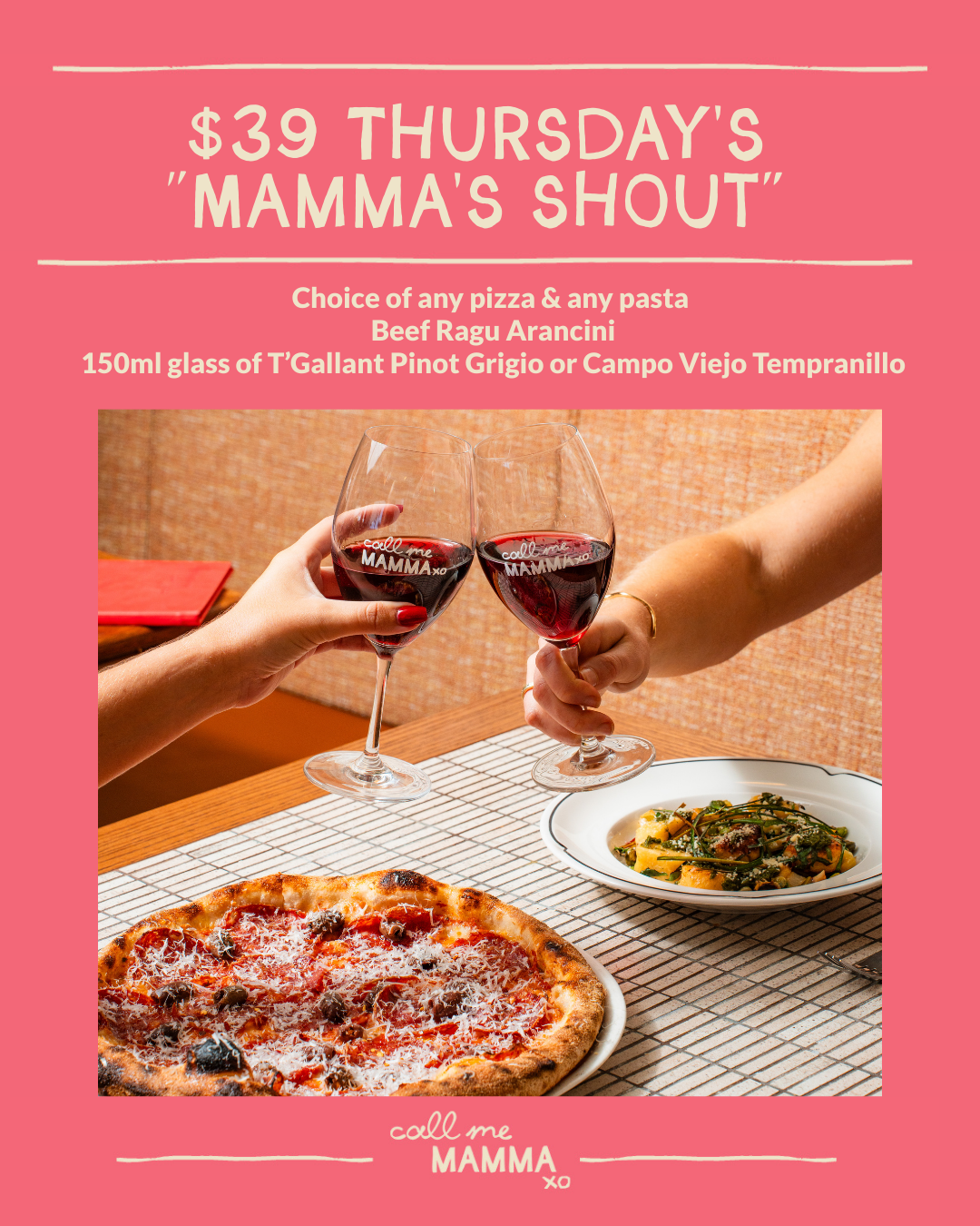 Mamma's Shout Thursday